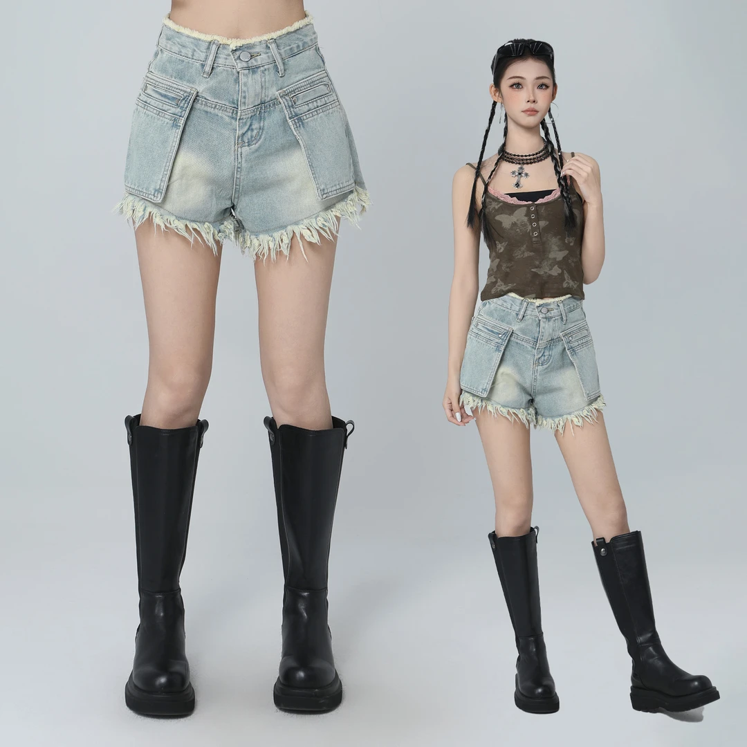 ANPK街头辣妹牛仔短裤A5F09A5057