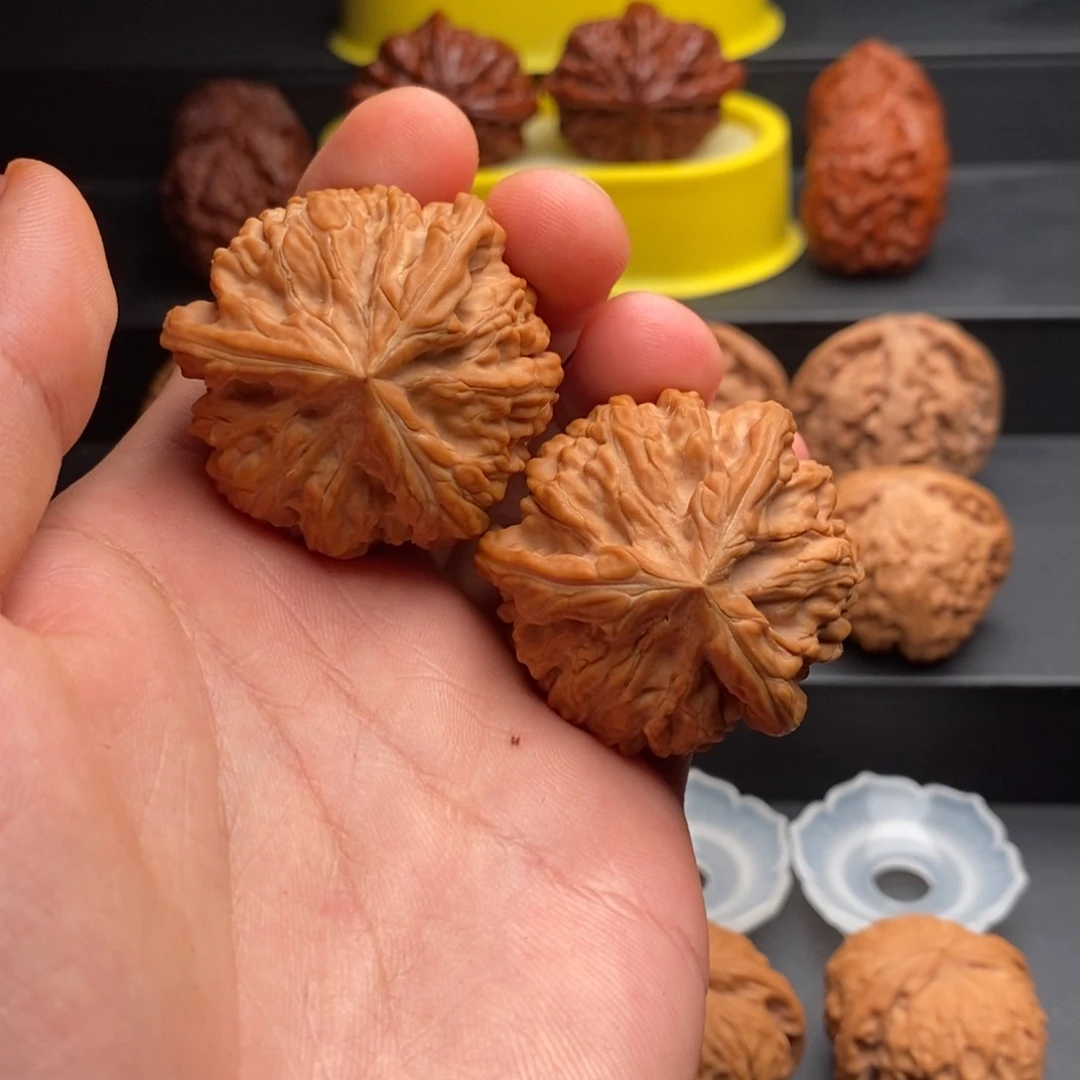 把件文玩核桃无*头御龙球奔41