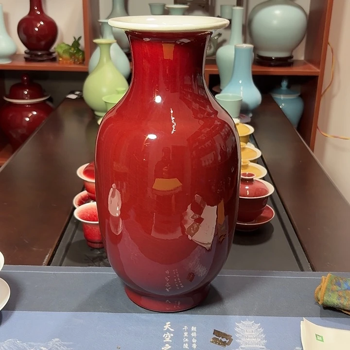 景德镇高温陶瓷花瓶微瑕
