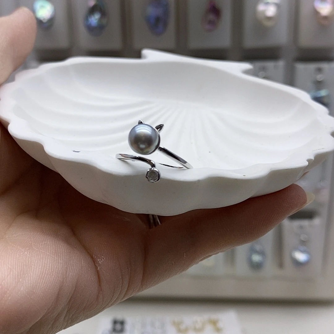 颈饰合金淡水珍珠