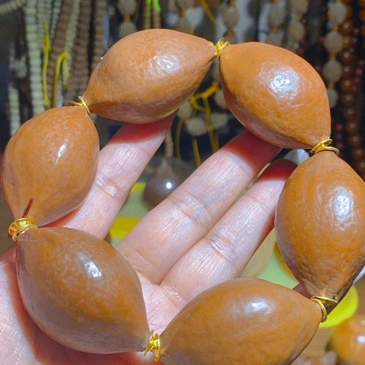 野生大橄榄核手持手串