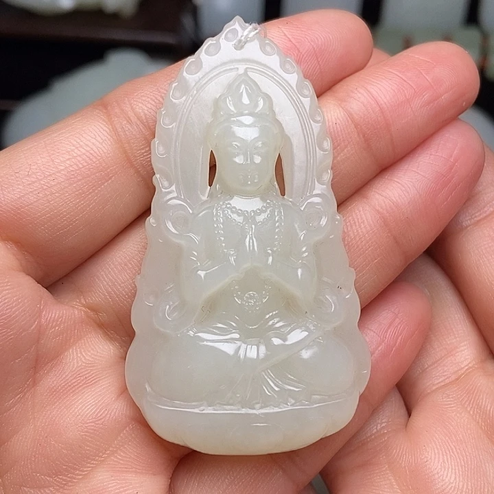 吊坠(不含链)未镶嵌和田玉