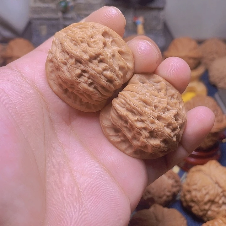 吊坠文玩核桃38全品腊皮崔凯