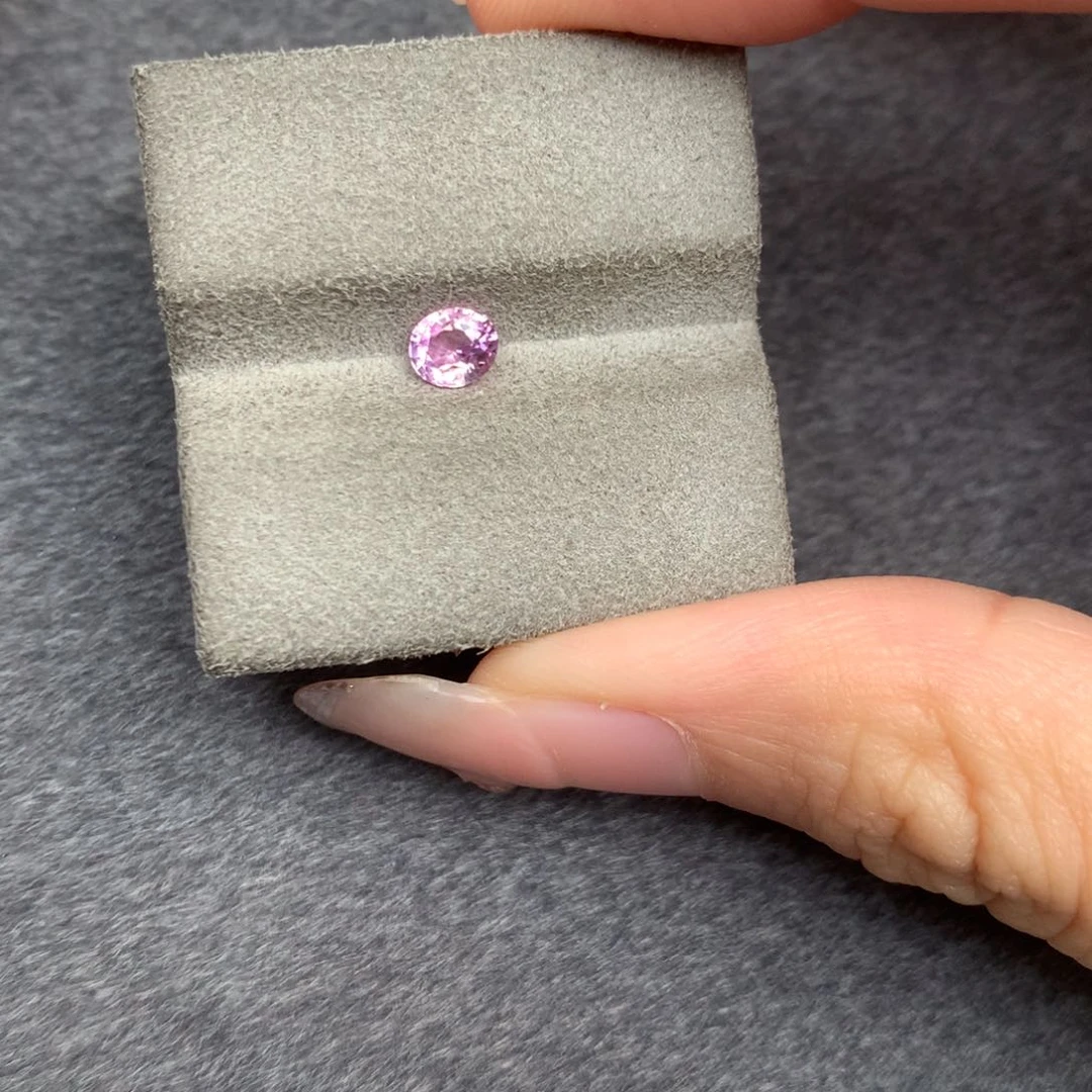 裸石蓝宝石0.52ct无烧粉色蓝宝石
