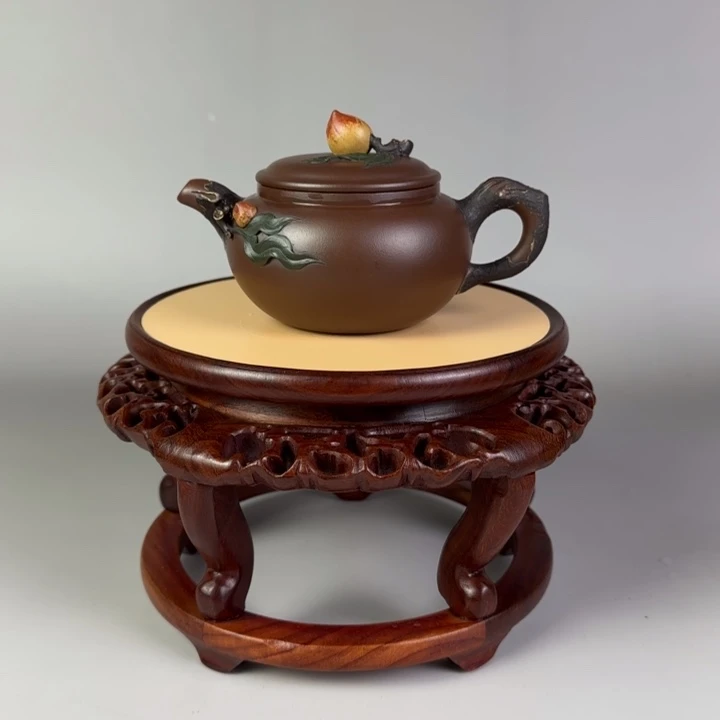 紫泥茶壶@****y寿桃壶200 cc左右