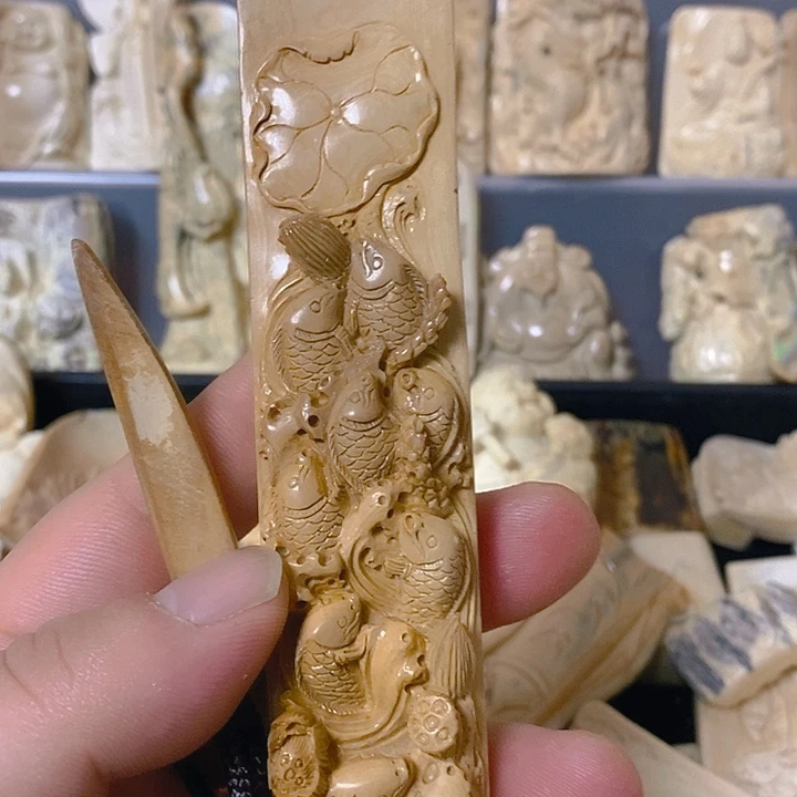 糖*天然猛犸牙雕刻残次品