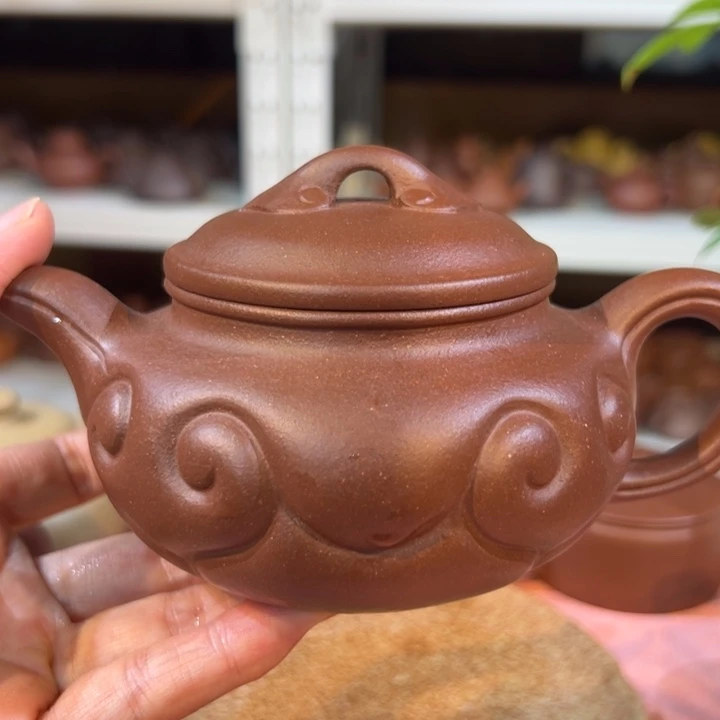 茶壶紫砂如意仿古350cc