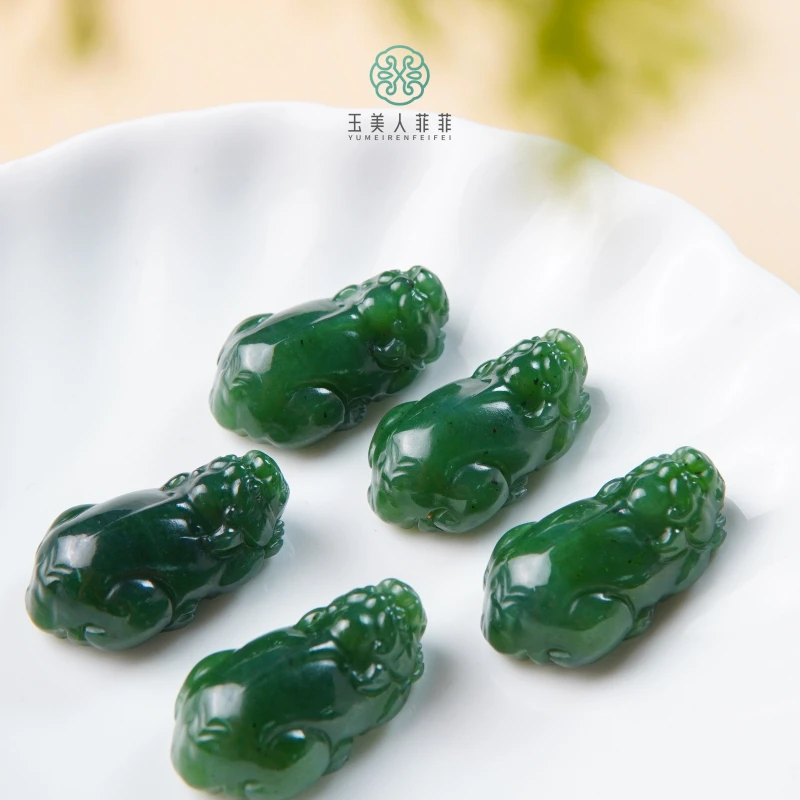 随便造&和田玉貔貅吊坠约34*19mm&多样性发一