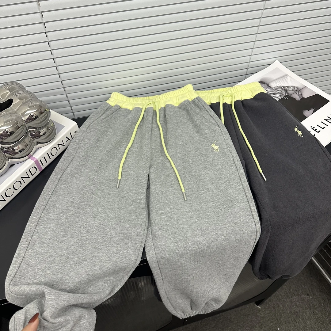 童装儿童运动裤2025春季新款韩版宽松男女童百搭时尚潮流抽绳长裤