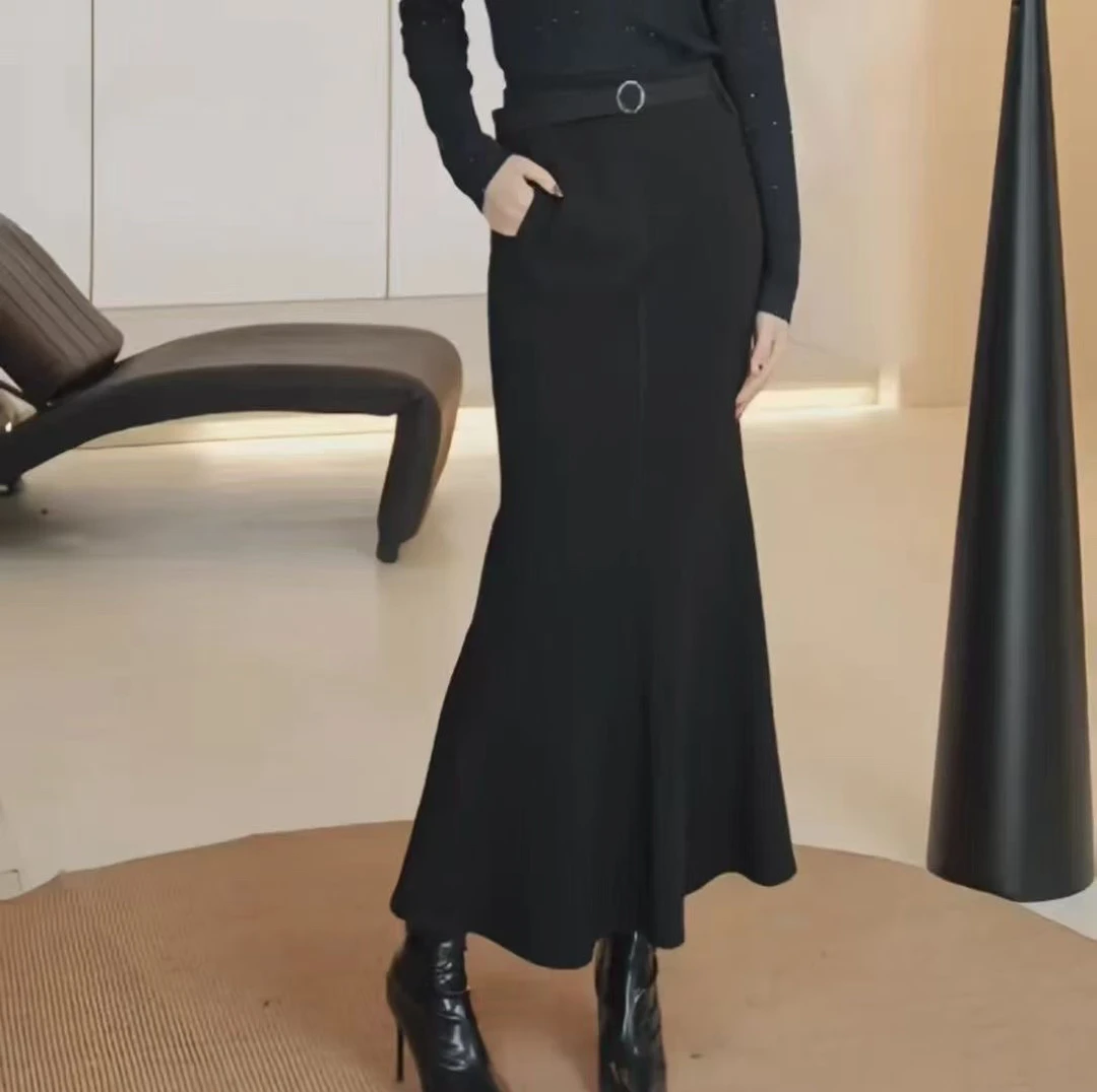 易缔媤气质鱼尾裙D23136A1035