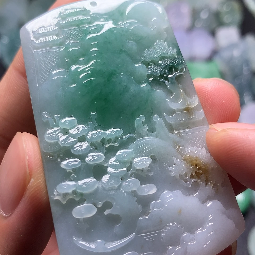 颈饰未镶嵌翡翠翡翠