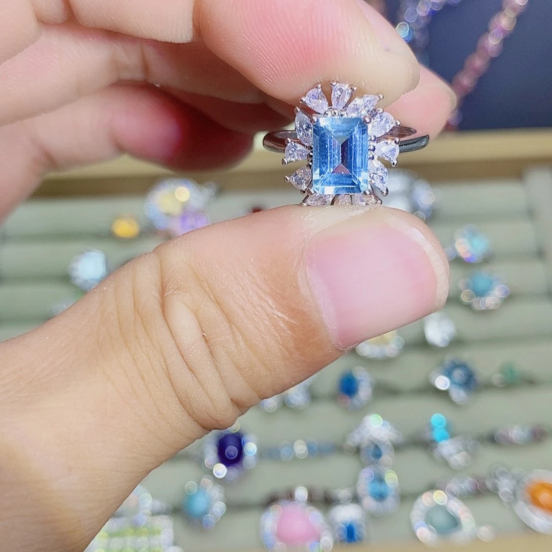 托帕石戒指未镶嵌