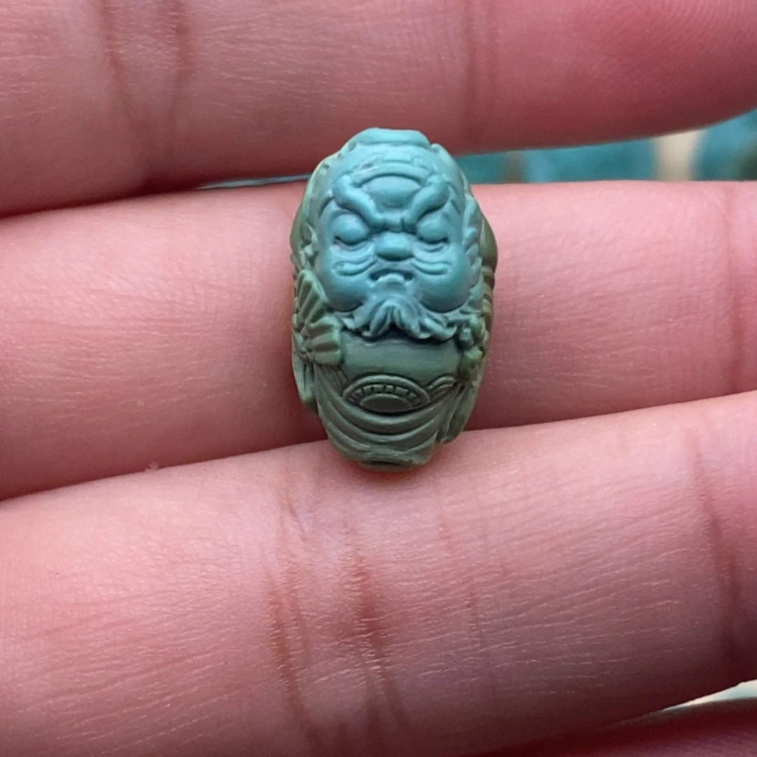 董***炯绿松石未镶嵌钟馗