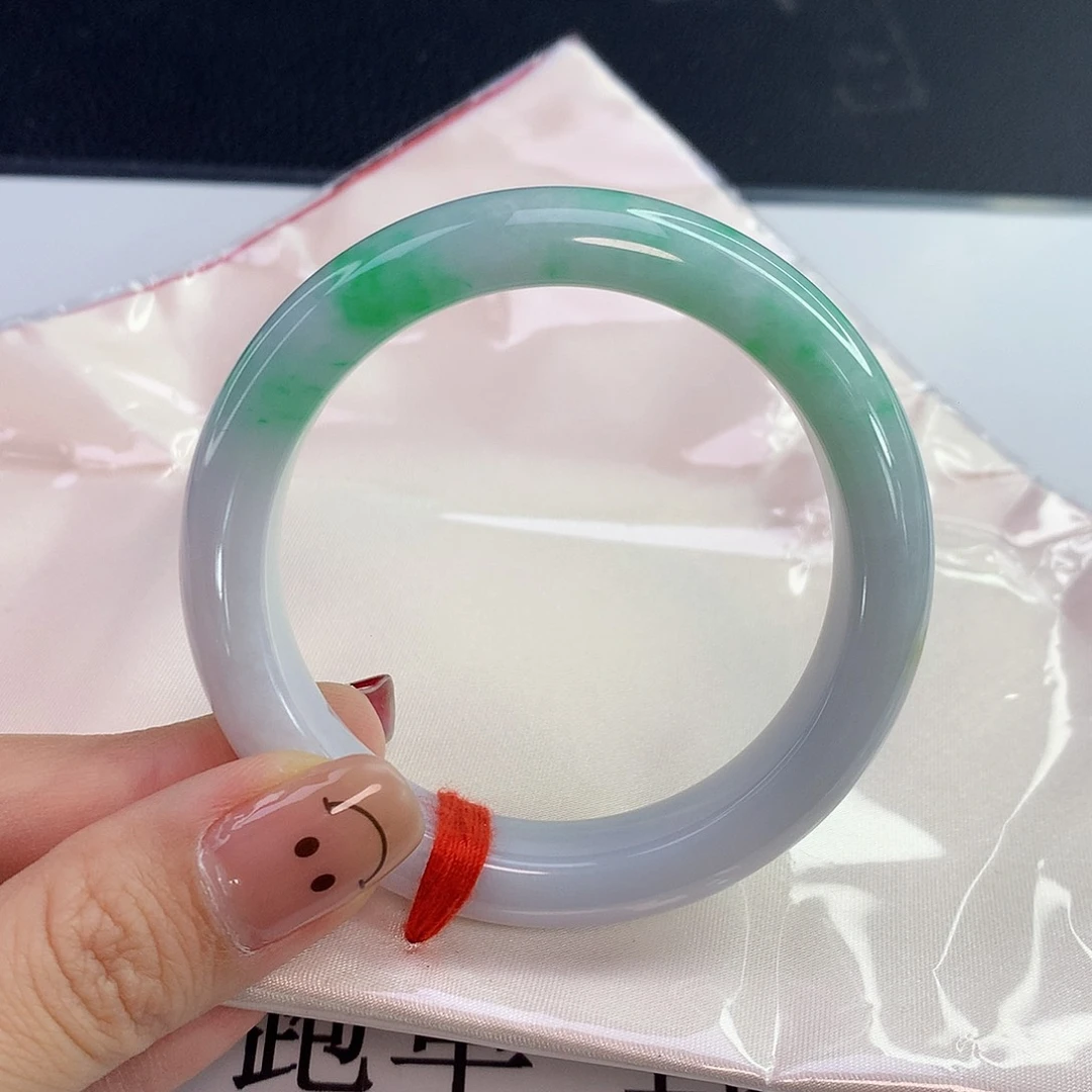 翡翠手镯未镶嵌天然翡翠A货28