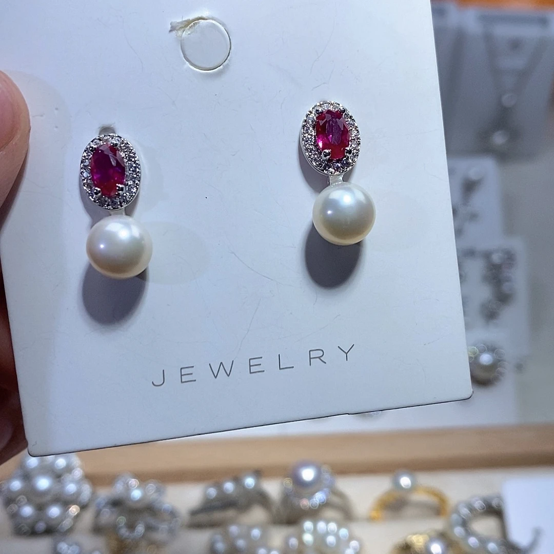 耳饰未镶嵌淡水珍珠