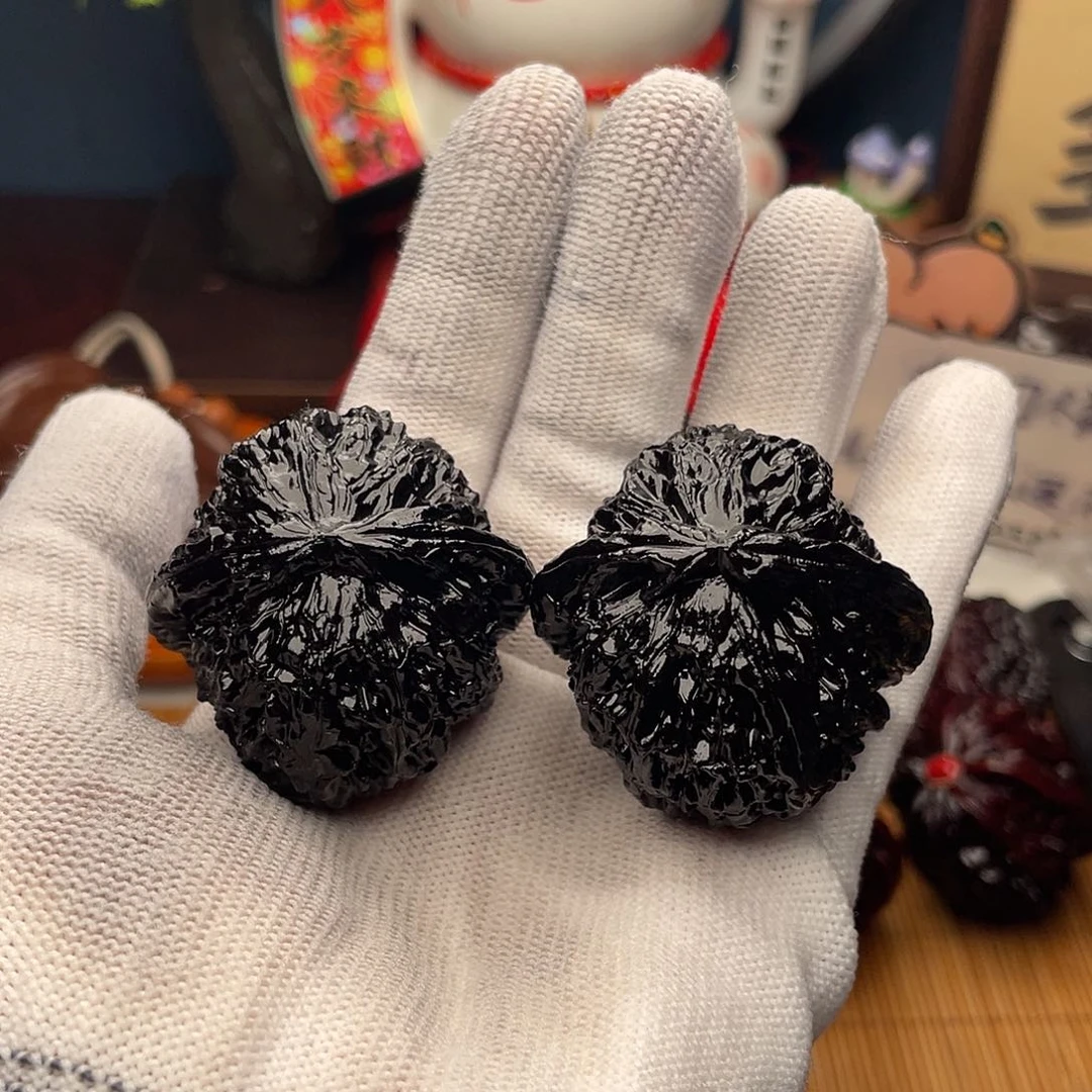 吊坠文玩核桃41黑狮子