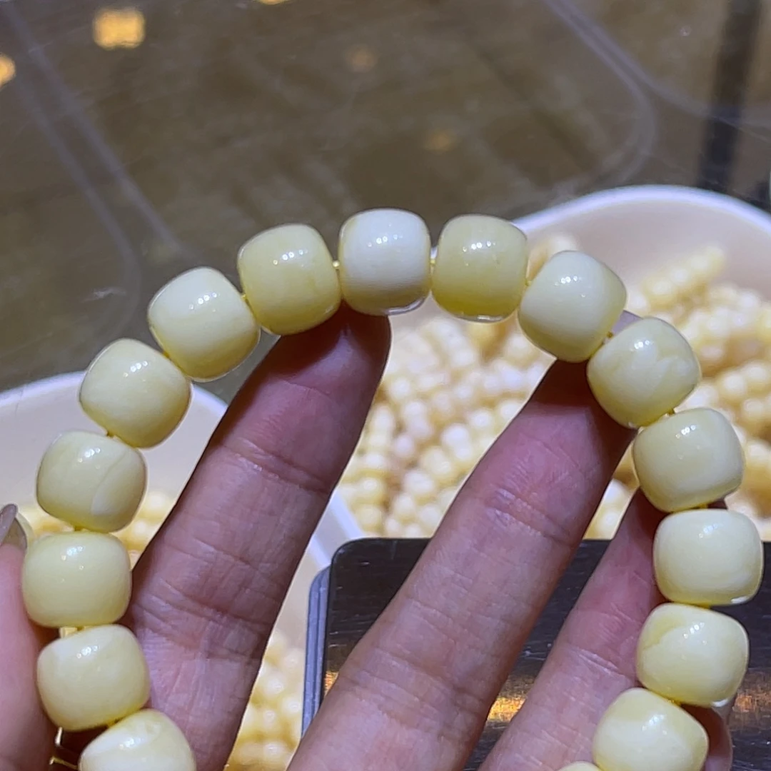 琥珀未镶嵌手链蜜蜡手串12