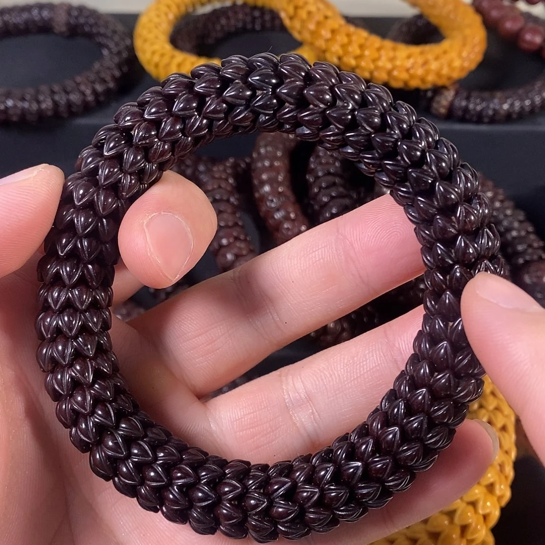 手串紫金鼠包浆莲花15