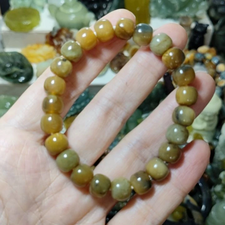 未镶嵌岫玉手串手串