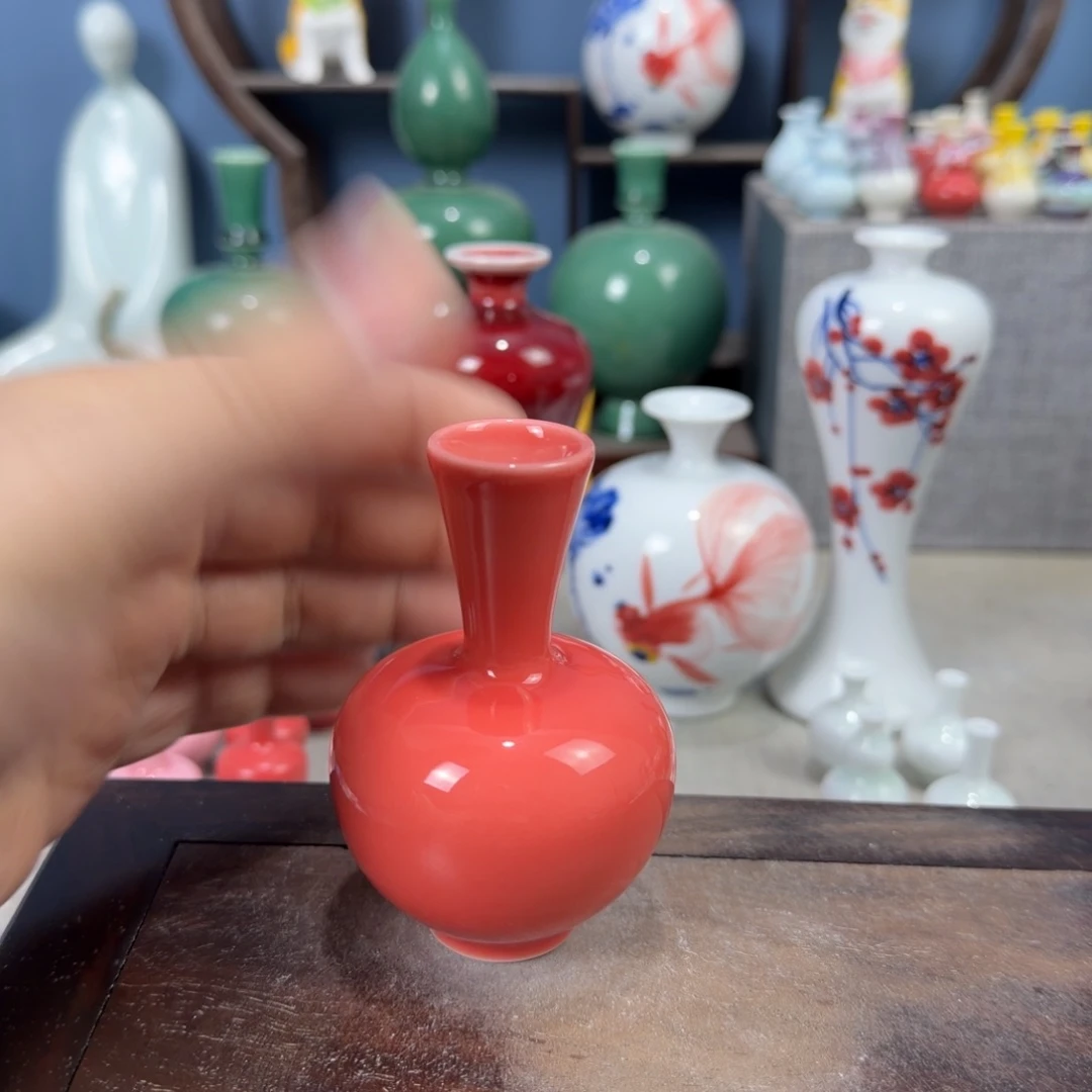 陶瓷手工小花器摆件
