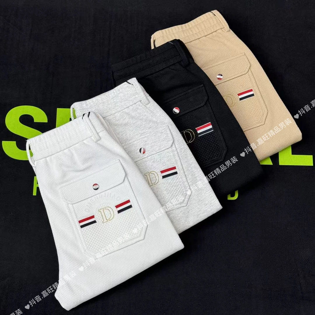 9901秋季男士轻奢潮流时尚百搭舒适弹力空气棉休闲小脚裤