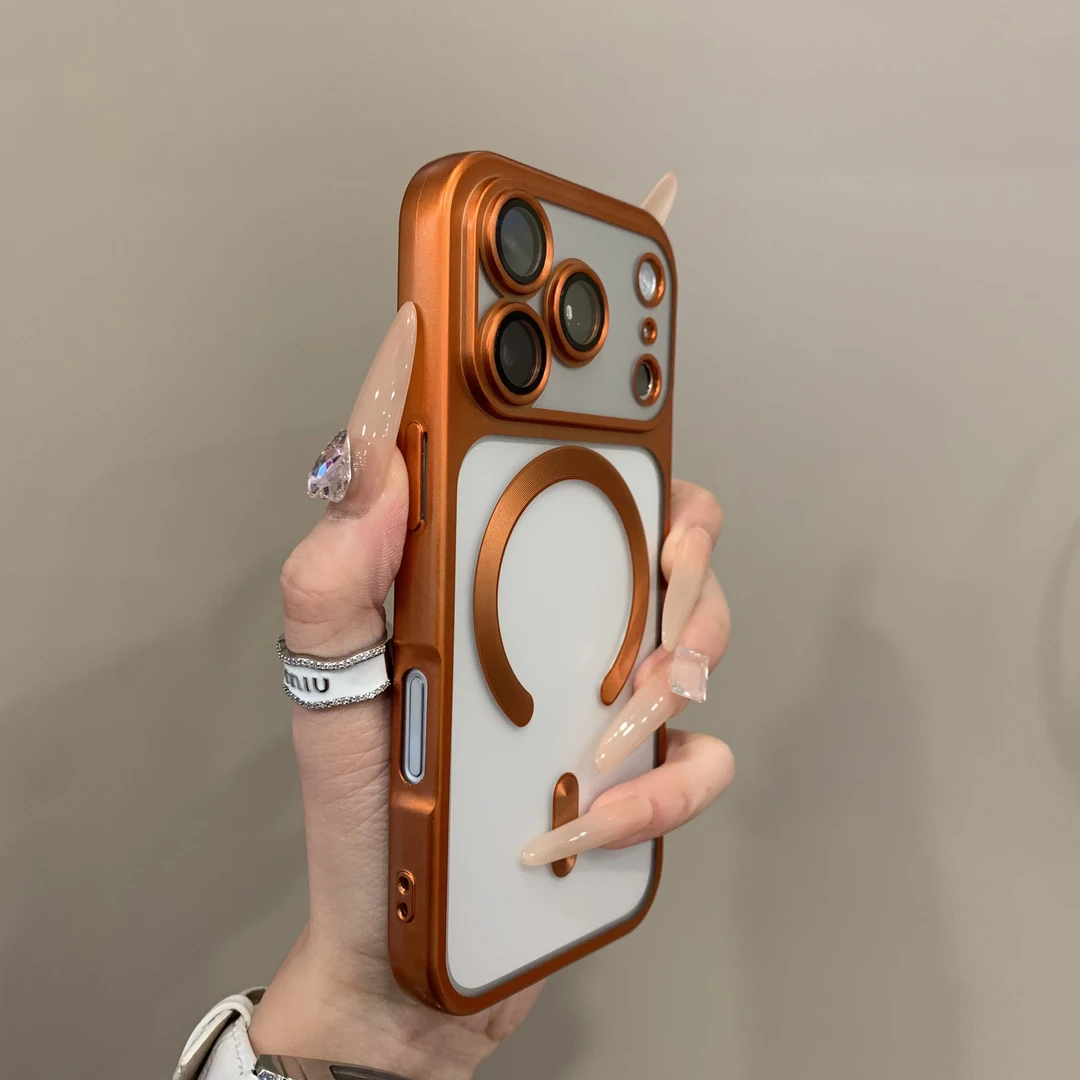 适用苹果17Promax手机壳新款iPhone 16pro电镀软壳超薄带镜头膜