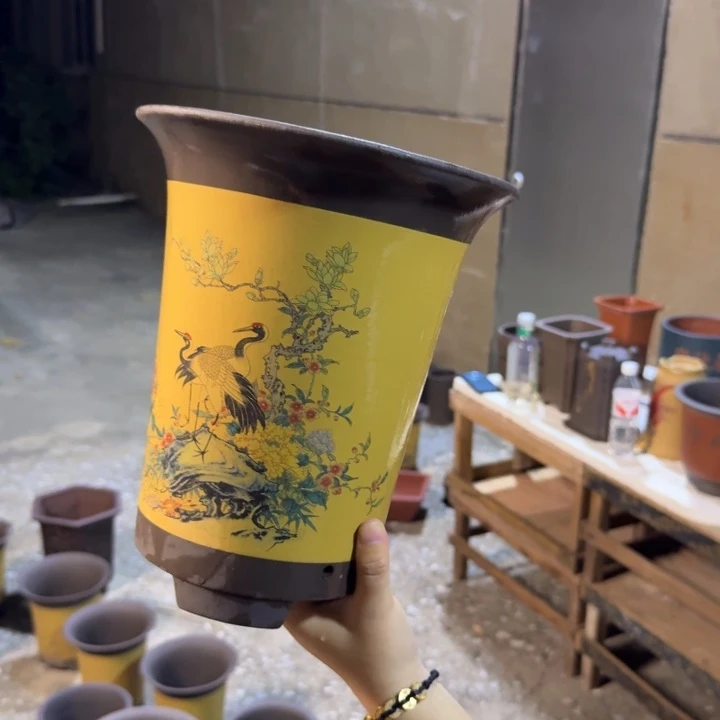 紫砂花盆破损补发