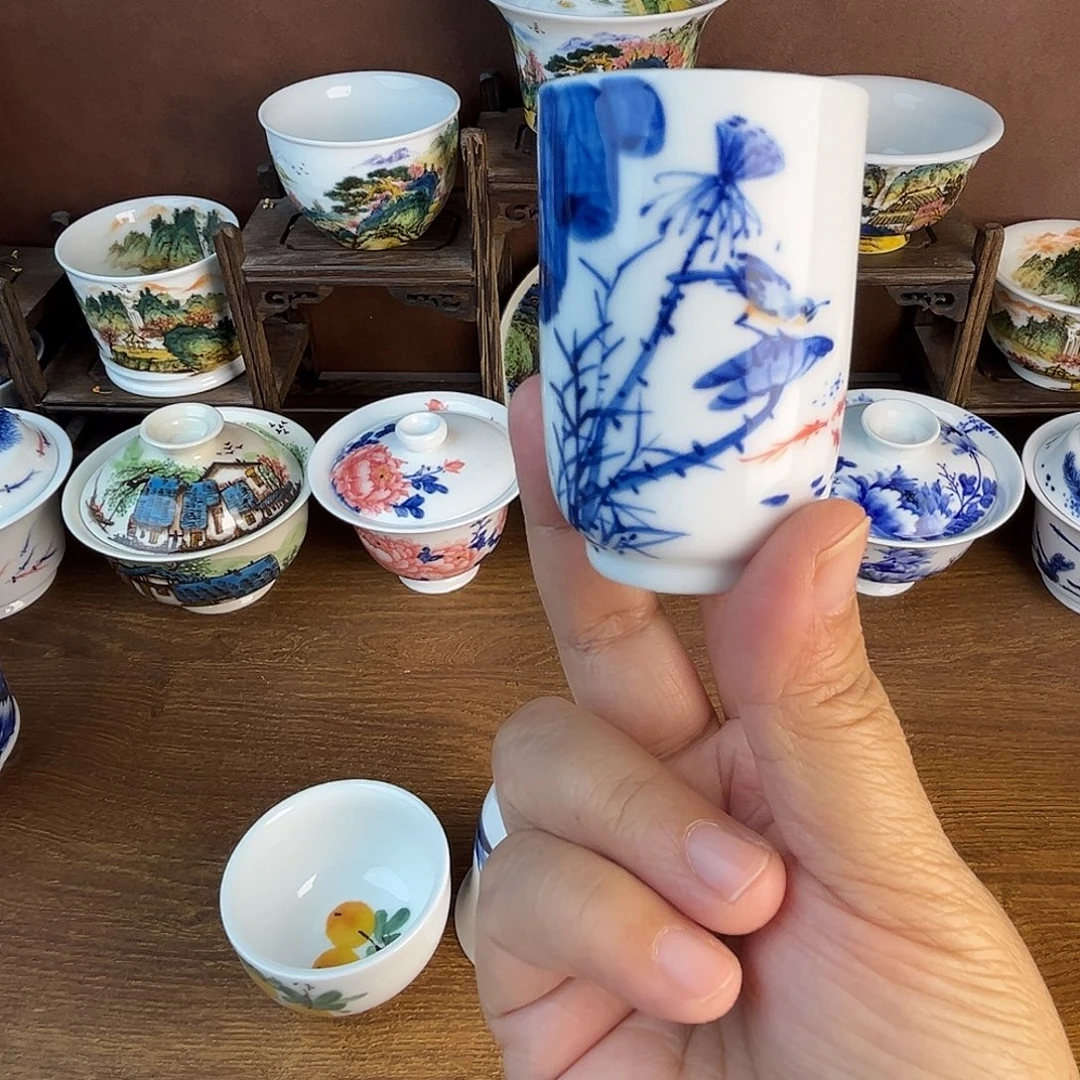 忠意堂釉下彩和谐微瑕不退