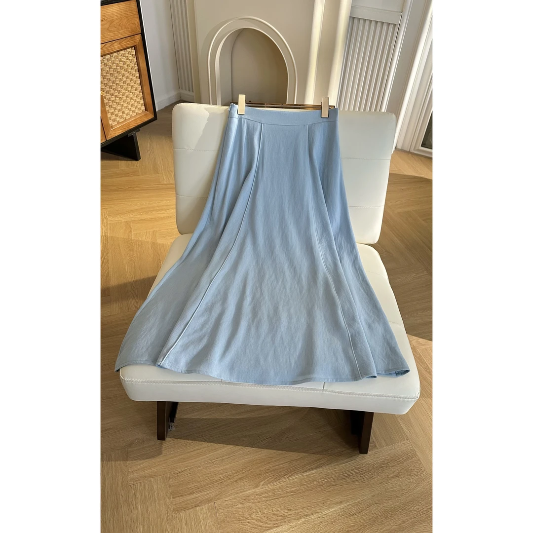 【云之澜】夏季新款气质百搭时尚高腰显瘦遮肉遮胯半身裙MF-1812