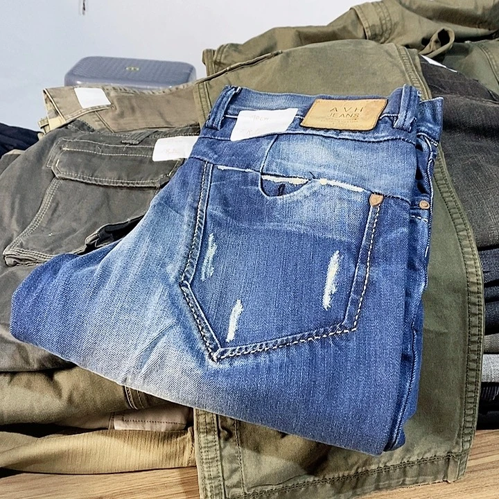 阳***-牛仔休闲牛仔长裤