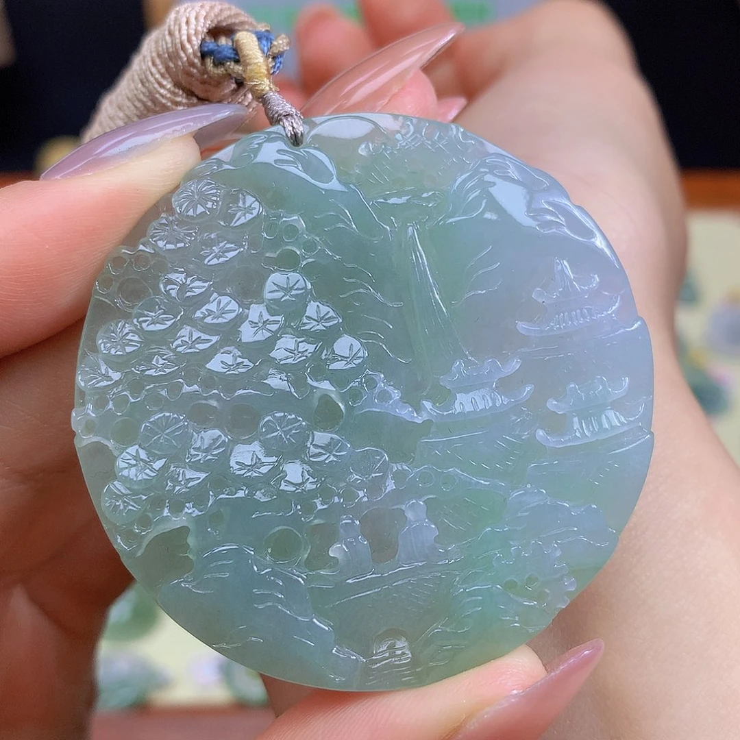 颈饰未镶嵌翡翠翡翠