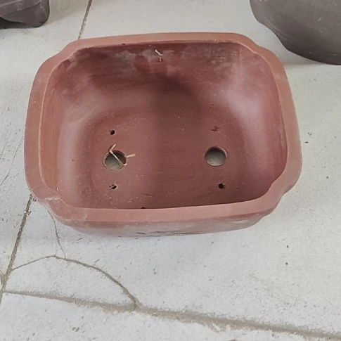 宜兴紫砂花盆长方形马槽花盆