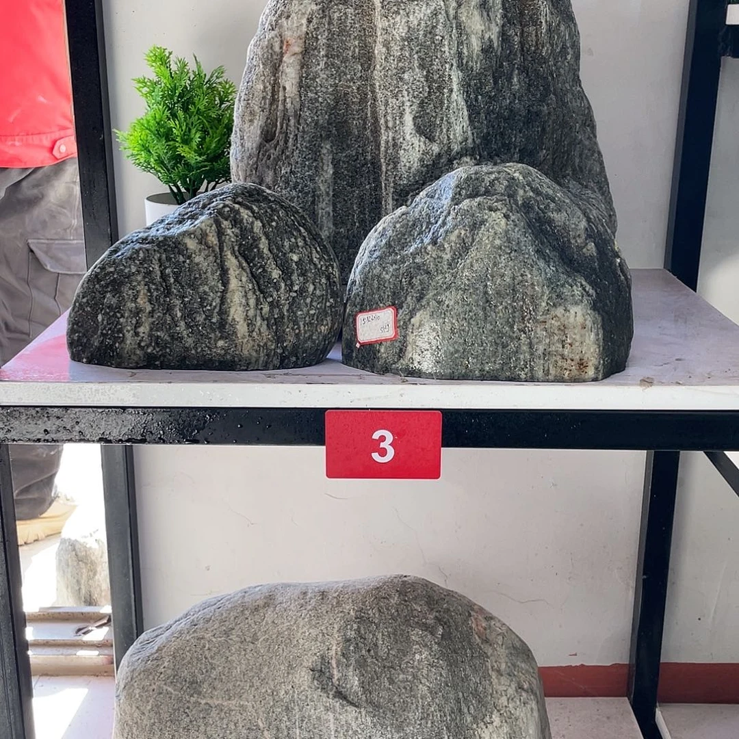 A***Z石材靠山石平安石摆件