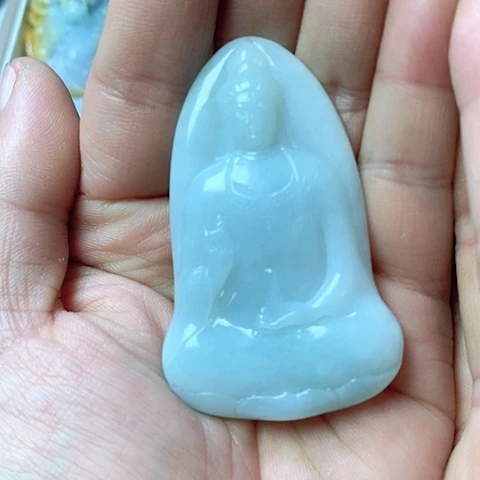 翡翠颈饰未镶嵌天然缅甸翡翠a货