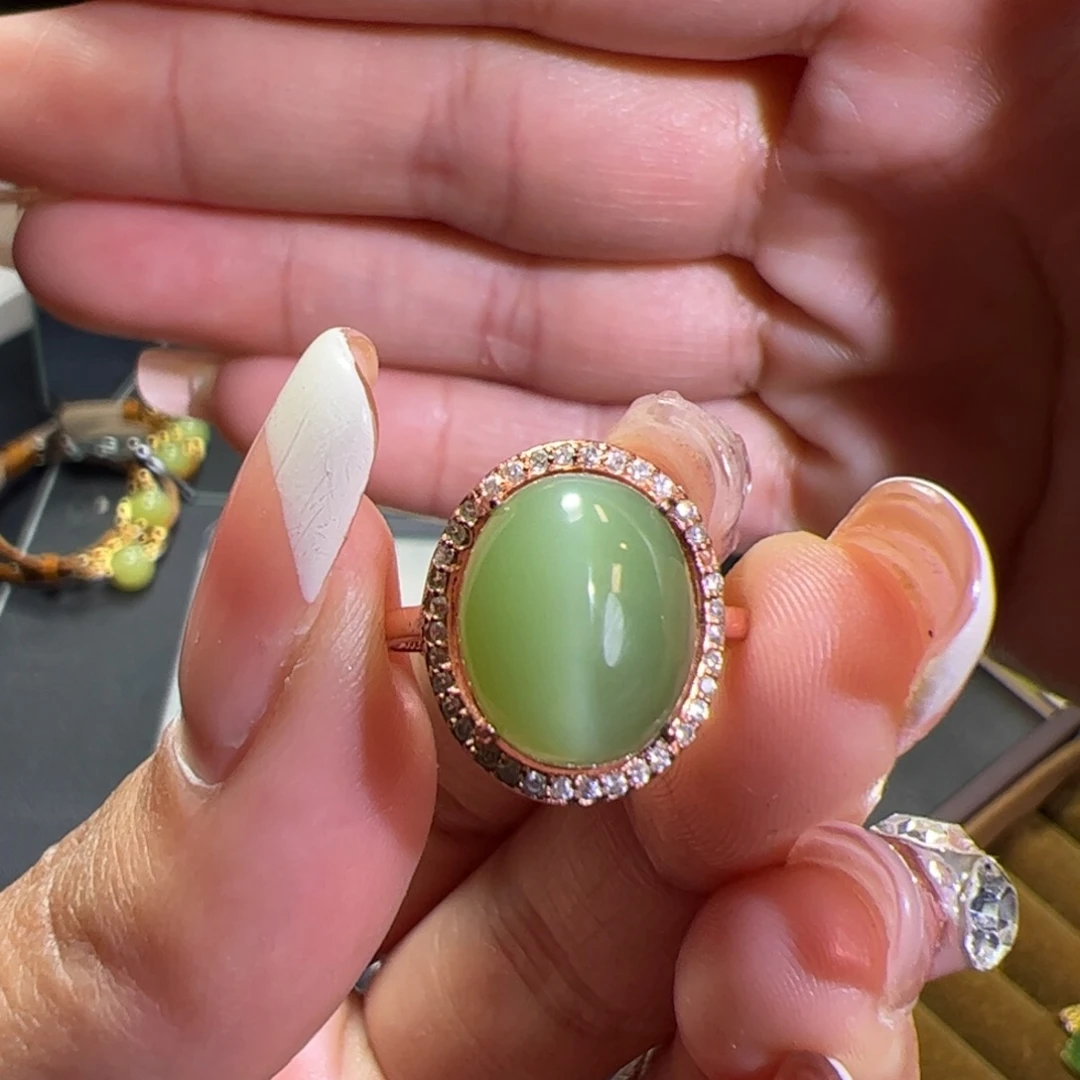 和田玉银S925镶嵌颈饰