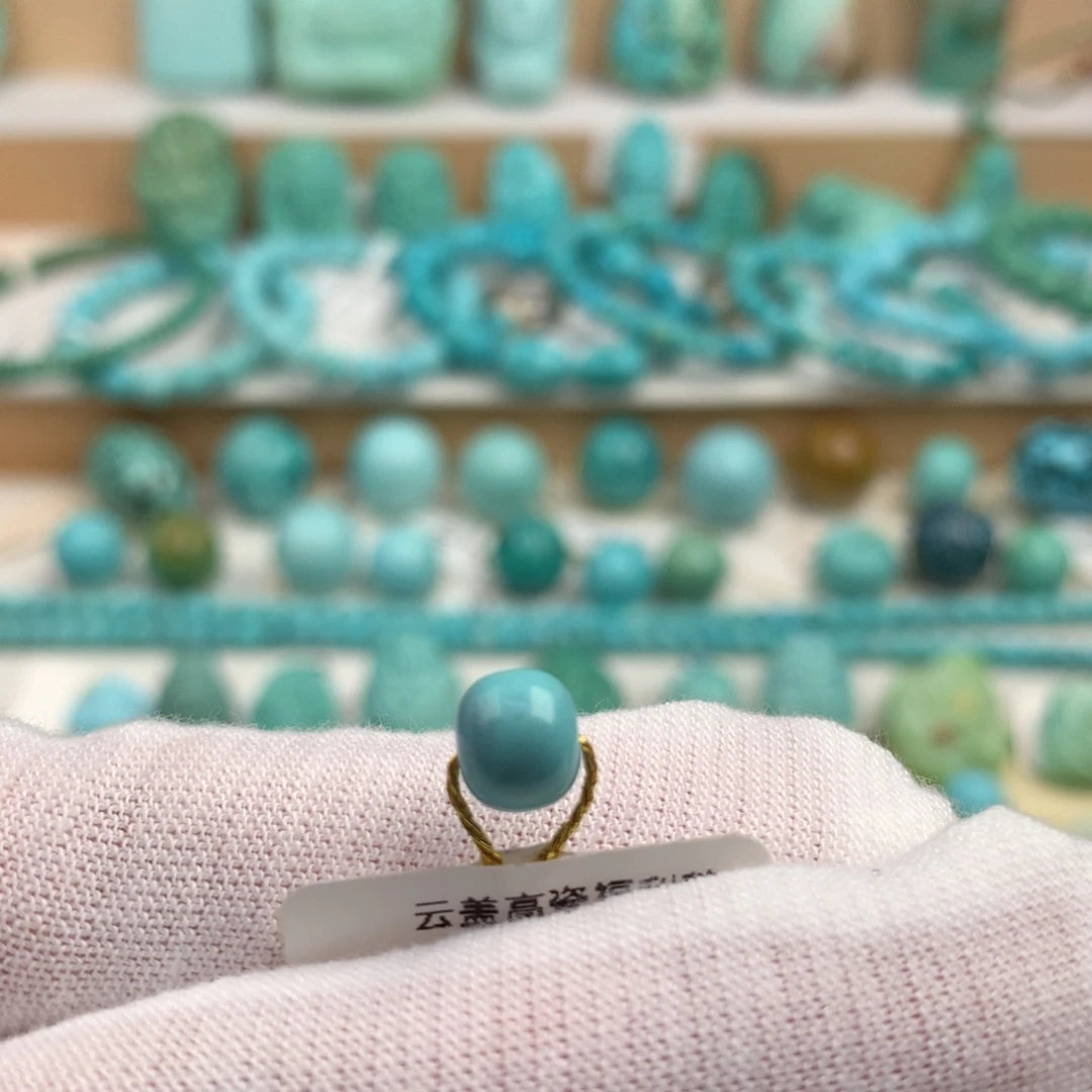 未镶嵌绿松石珠宝奇石卡7