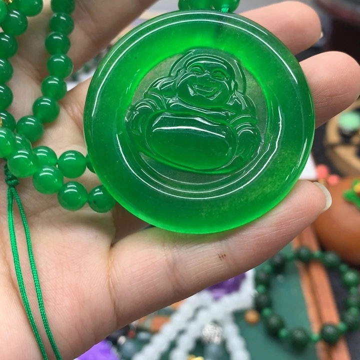 颈饰未镶嵌翡翠吊坠