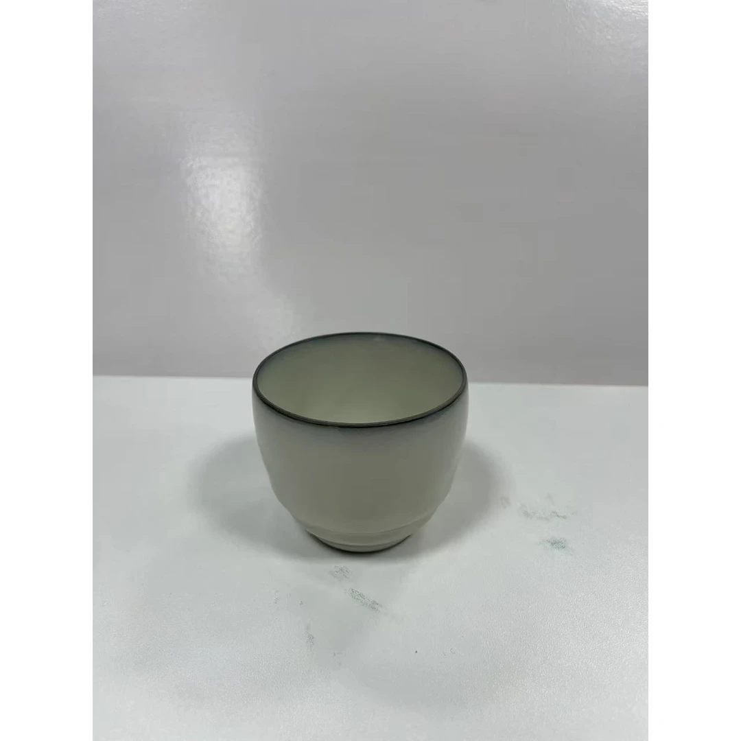 【龙泉】月白 鼓底杯陶瓷 lq-5020