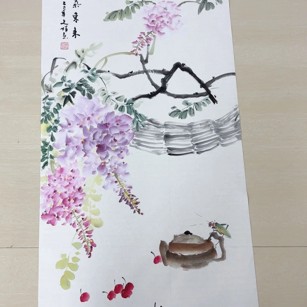 国画国画作品展。国画等