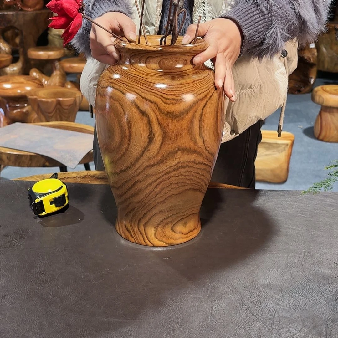 香樟木花瓶20-20-31