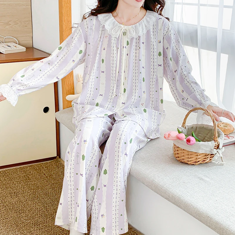 夏季薄款月子服拉链哺乳口产后产妇喂奶家居服怀孕期孕妇睡衣套装