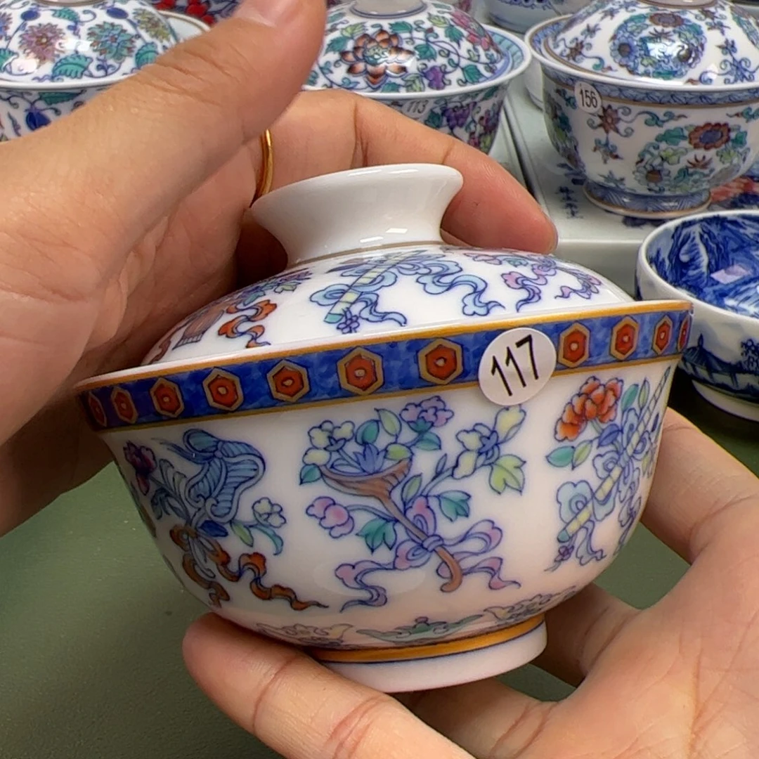 杯景德镇纯手绘茶具117