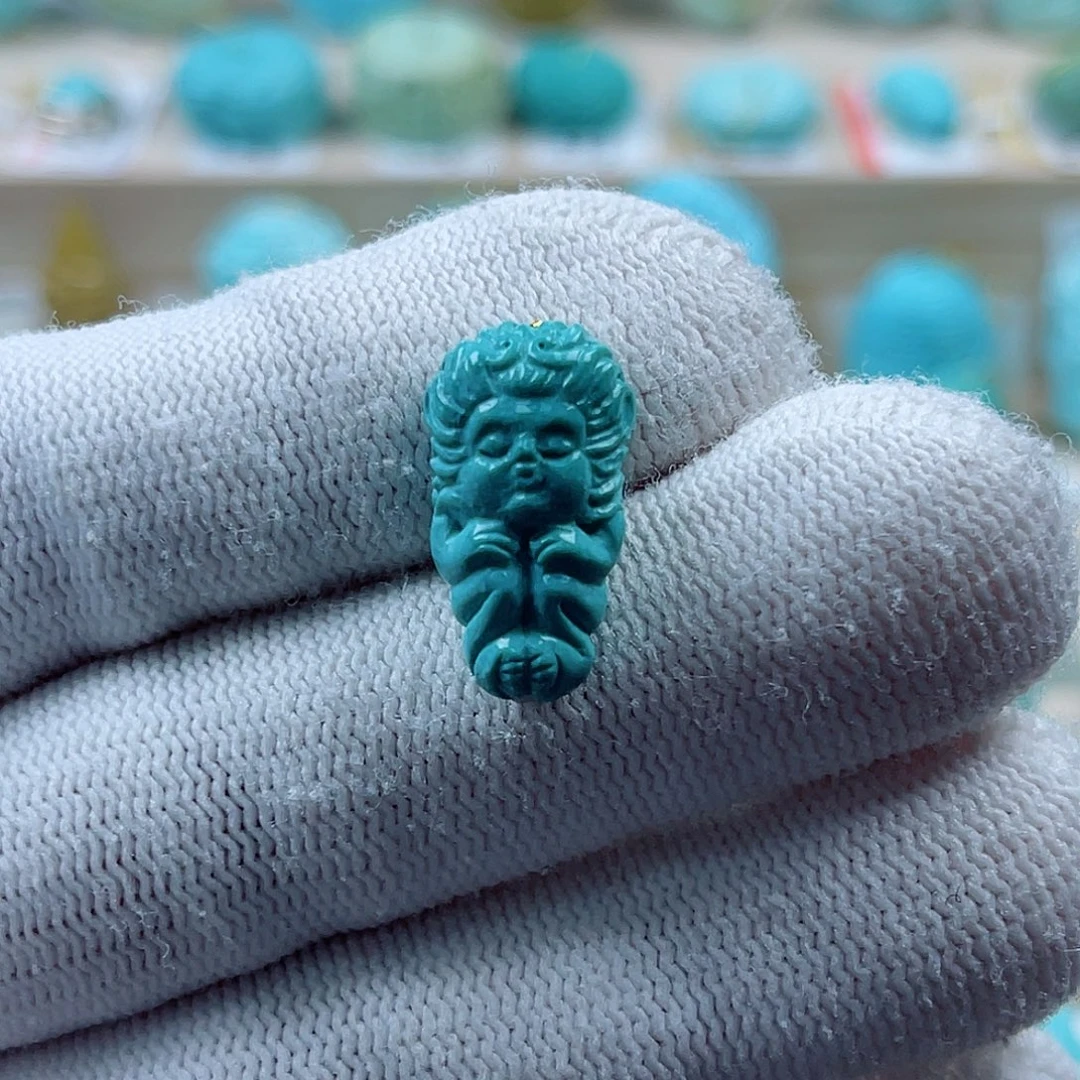 未镶嵌绿松石珠宝奇石