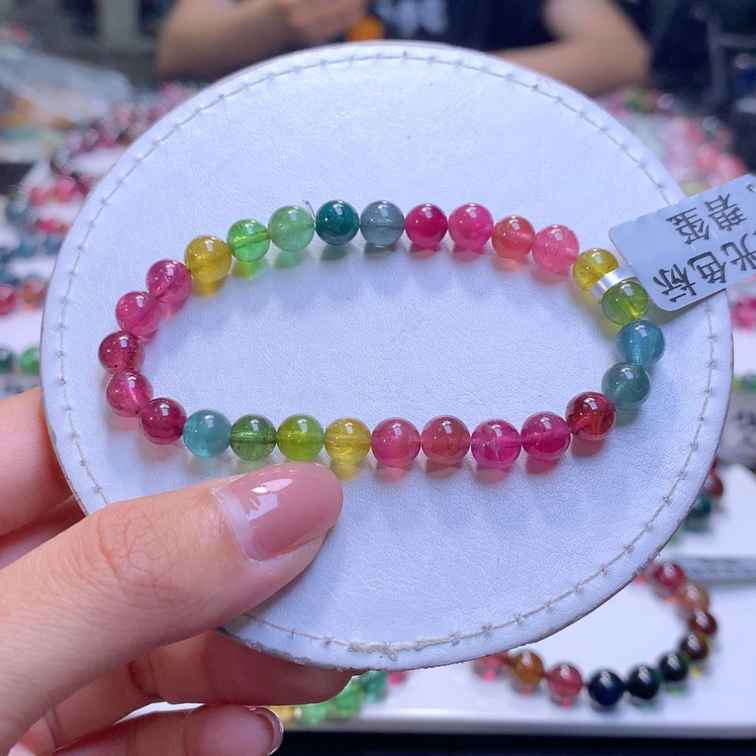 【闪购商品】未镶嵌手链碧玺6.8m