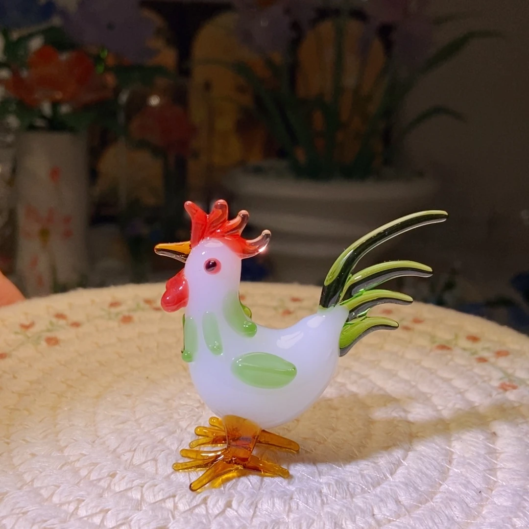 琉璃手工艺品公鸡