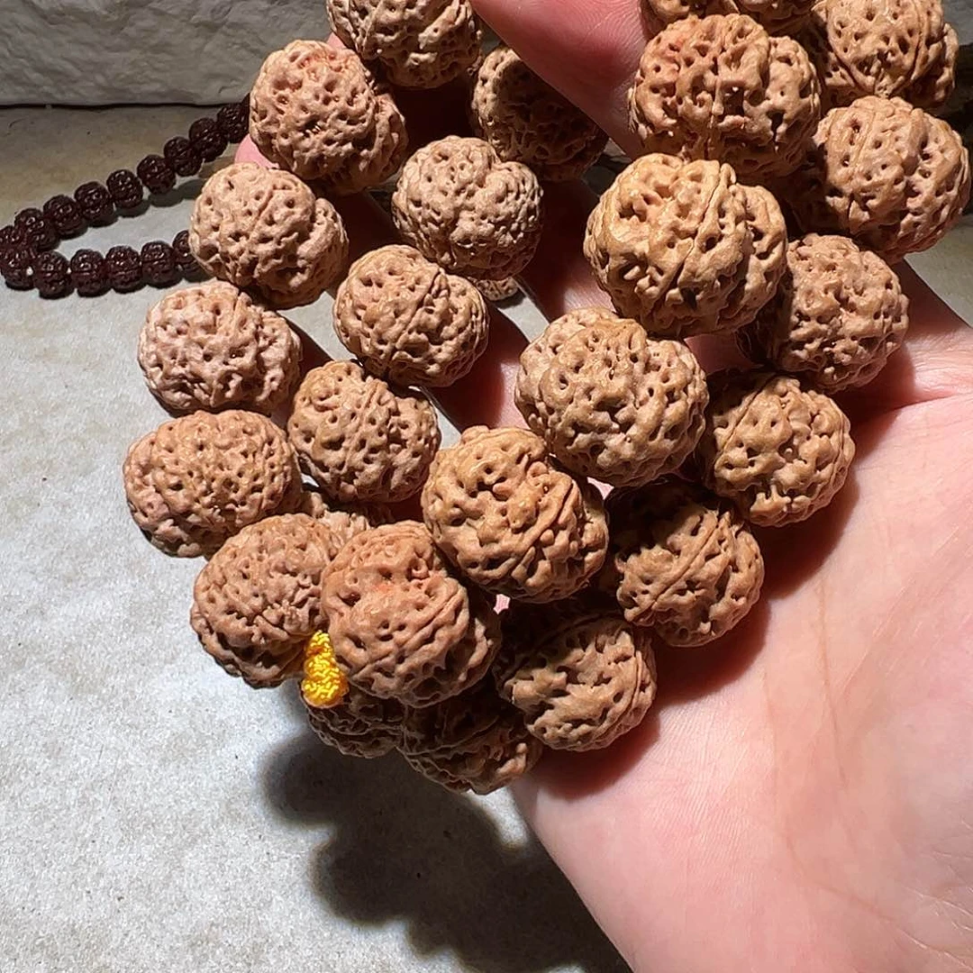 金刚菩提手串21尺寸左右矮桩古龙梅花福利