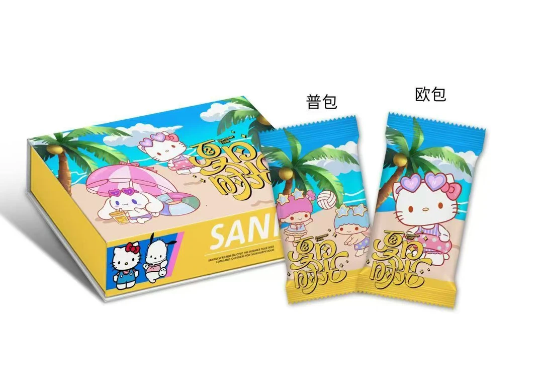 【宠粉浮浮】三丽鸥夏日时光收藏卡海良来袭潮玩卡牌盲盒代拆