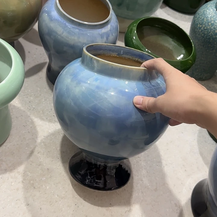 白泥花盆正品有孔