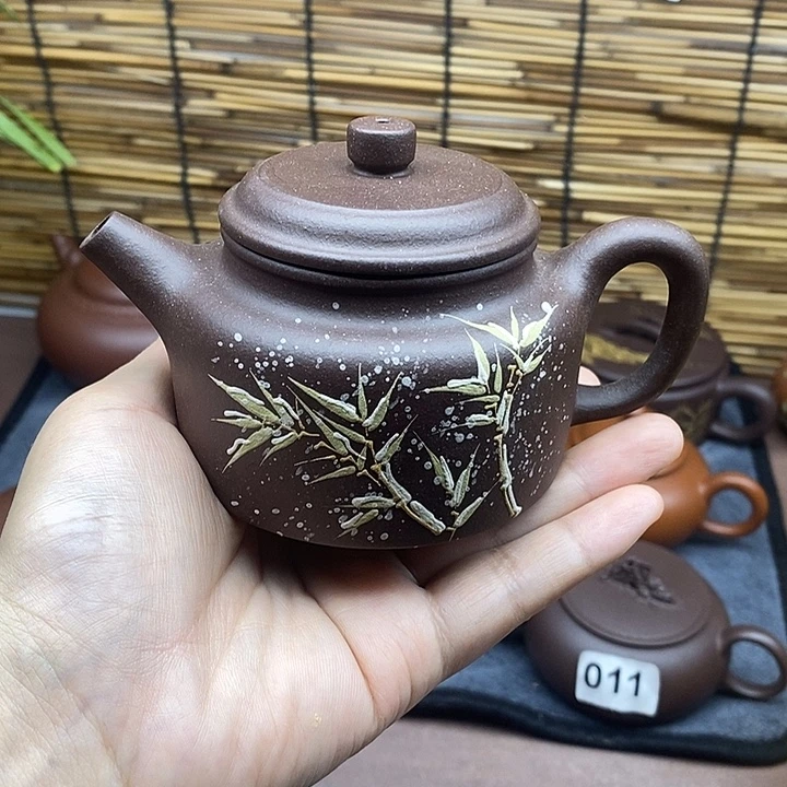 茶壶紫砂原矿老紫泥 徳钟紫砂茶壶