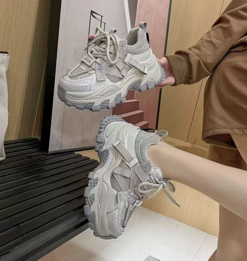 厚底老爹鞋头层皮休闲鞋HMD69101140